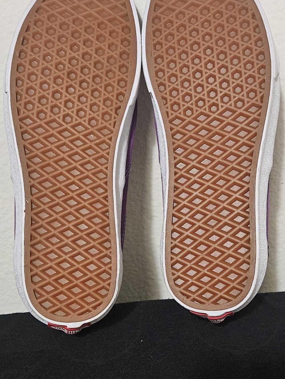 Vans Purple Slip-On Style Canvas Sneakers - Picture 6 of 10